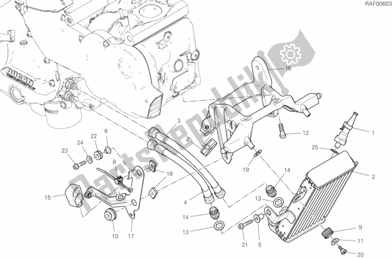 Wszystkie części do Ch? Odnica Oleju Ducati Supersport S 937 2019